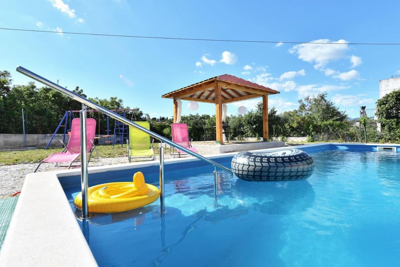 Holiday Home Nino With Amazing Swimming Pool Slatine Dış mekan fotoğraf